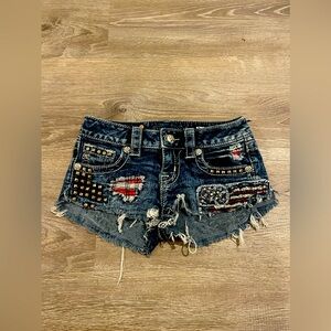 Miss Me size 24 shorts designer denim